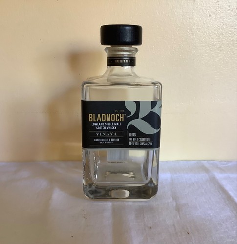 Bladnoch empty whisky bottle - bladnoch,