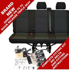 NEW Volkswagen Kombi Rear Seat Triple VW Shuttle Transporter T6 T5 Simora kit
