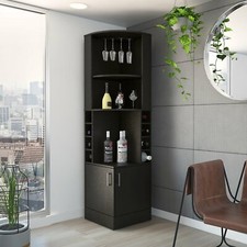 Corner Bar Cabinet Storage