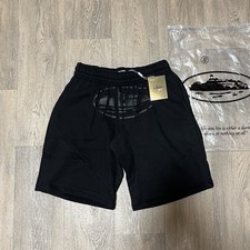 Corteiz Rules The World Alcatraz OG Summer Sweat Shorts - Blackout (MEDIUM)