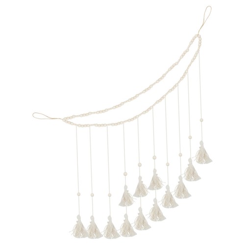 Home decor wood bead - home, garland