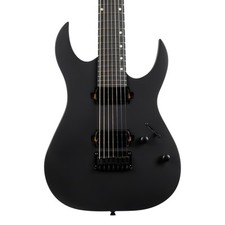 Spira S-407 MBK 7-String Electric Guitar, Satin Black (NEW)
