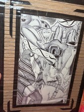 VTG 1999 Hand Drawn Ink Prison