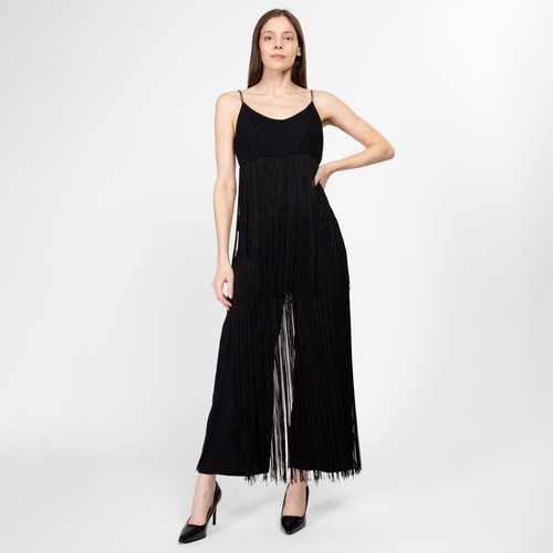 Vintage 60s 70s black - vintage, fringe