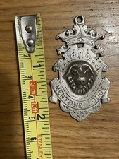 SILVER Hallmarks Vintage Masonic Medal