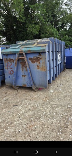 Compactor skip bin - bin, hook