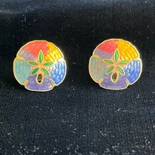 Vintage Sand Dollar Enamel