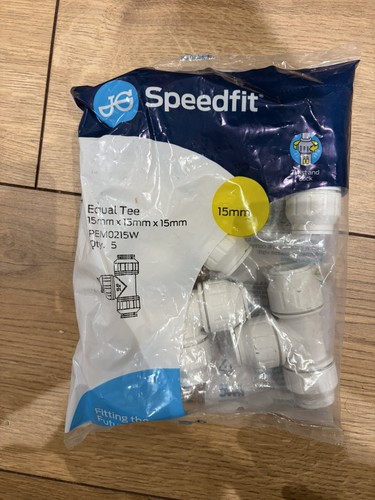 Speedfit push fit equal tee - speedfit,