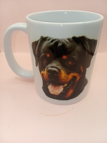 Lovely rottweiler dog mug 11oz - dog,