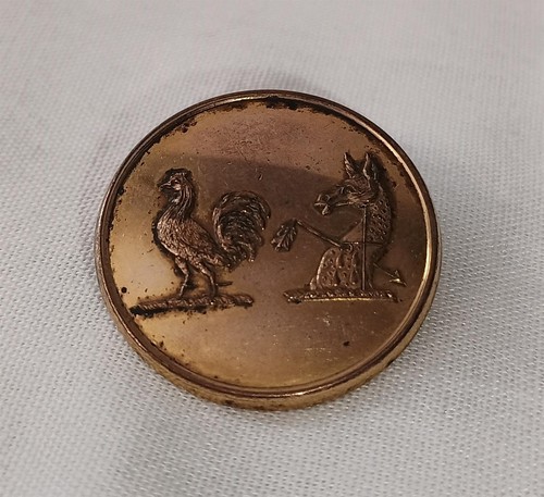 Antique livery uniform button - antique,