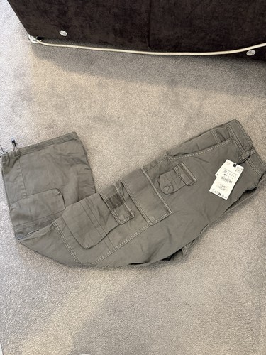 Mens zara grey cargos - zara, 30