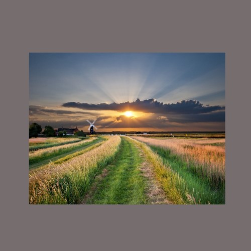 Norfolk broads windmill east - norfolk,