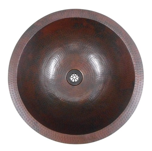 Round coppr bathroom sink - coppr,