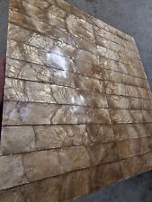 Gold/Brown Capiz Shell Tile