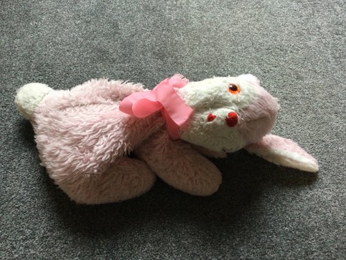 Vintage pink plush pyjama - vintage,