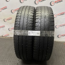 2x 215 75 R16C CP 113Q MICHELIN AGLIS Camping, Tread 5.9/5.6mm (E7116)  Tested