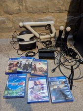 ps4 vr headset v2 complete set plus games 