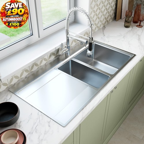 Stainless steel kitchen - stainless, sink