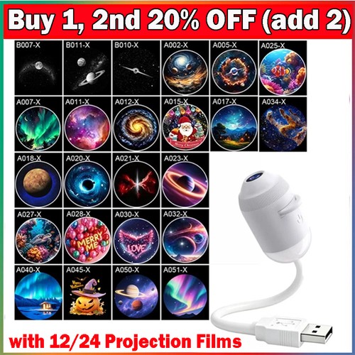 Galaxy projector night - 2-in-1,