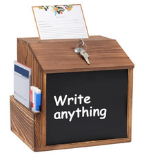 Wooden Suggestion Box with