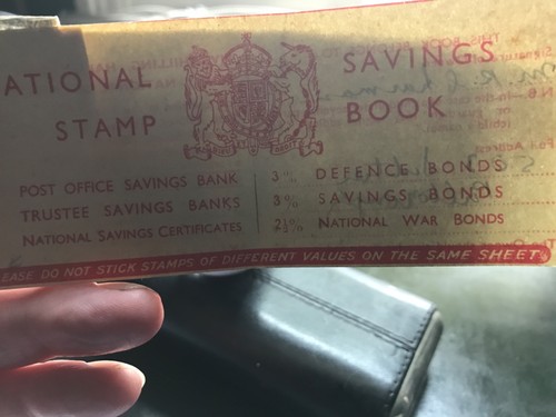 National savings stamp book - national,