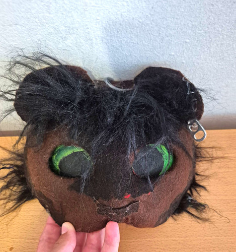 Brown handmade felt - handmade, bear