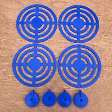 Mud Kitchen Cooker Rings and Knobs in Blue - Mud Kitchen accessories