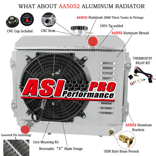 Rows radiator shroud fan - 3,