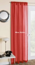 PLAIN VOILE NET CURTAIN PANEL