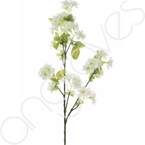Cream artificial silk cherry - cream,