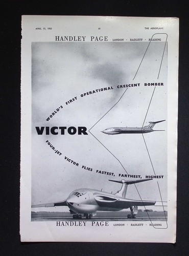 Original 1953 advert handley - 1953,