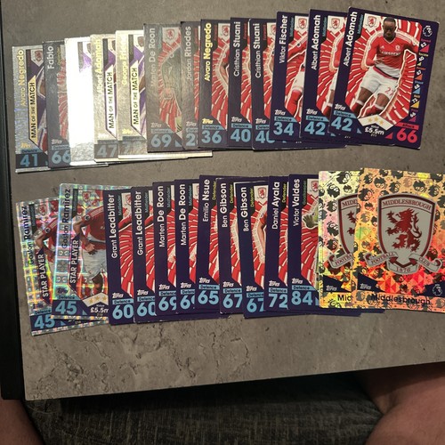 Match attax trading cards - match,
