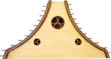 Atlas PLUCKED PSALTERY, 22 string, spruce top, walnut back and sides.