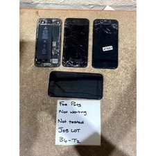 Lot of 4 Apple iPhone 7 A1778 Smartphone Black 4.7" IPS LCD (2GB+32GB) for Parts