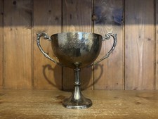 Vintage silver plate trophy