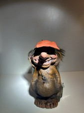 Vintage Ny Form Troll with Red Cap Made in Norway Art Nr. 1118