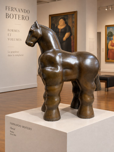 Bronze horse botero - bronze,