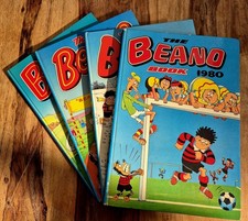 4 Beano Books • Beano Annuals From 4 Seperate Years • Dennis The Menance
