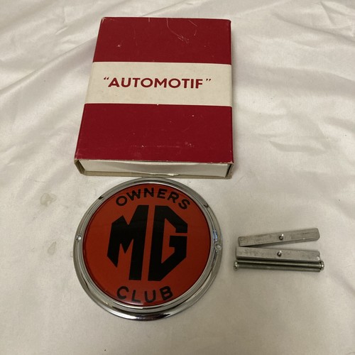 Owners club automobile car - mg,