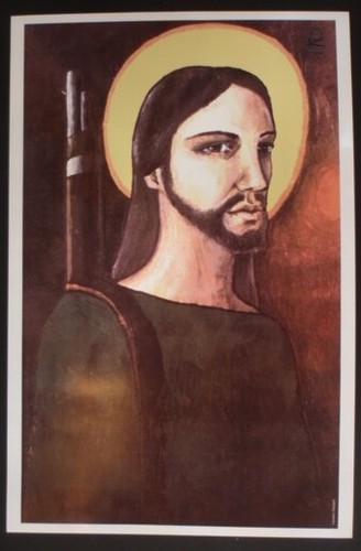 Guerrilla christ cuban poster - christ,