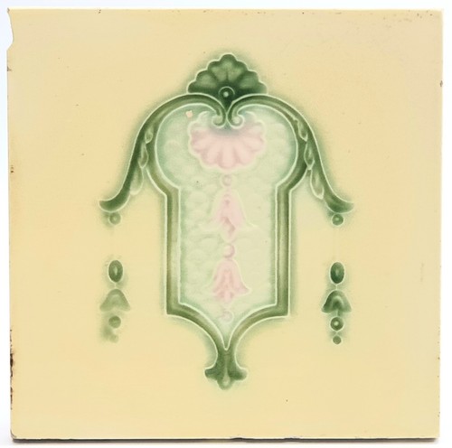 Antique fireplace tile - antique,