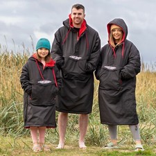 Dry Waterproof Changing Robe SUP Conwy Keep Dry Black Beach Wild Swimming Kayak