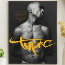 Tupac Thug life poster 2pac A4 A3 A5 6x4 Picture Print Wall Art decor Photograph
