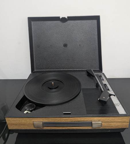 Vintage fidelity record player - record,