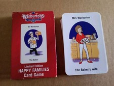Warburtons Limited Edition "Happy Families" card game 2003 - complete 