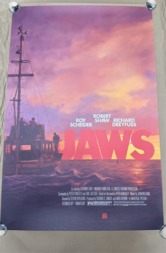 Jaws 50th poster - jaws, vice