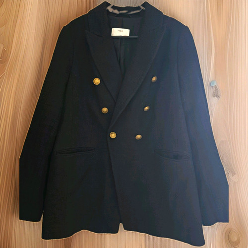 Women black military tweed - women,