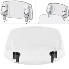 Universal Clip On Motorcycle Windshield Extension Spoiler Wind Deflector Screen