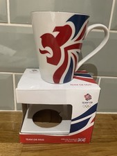 LONDON 2012 OLYMPIC GAMES TEAM GB MUG RED GIFT boxed