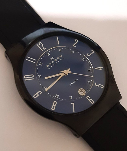 Skagen quartz 37mm black - skagen,